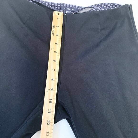 Lands' End side zipper stretch casual dress pants - Size 12 - Picture 3 of 7